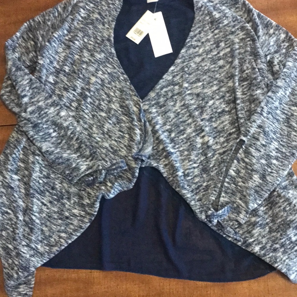 Navy Design History blouse